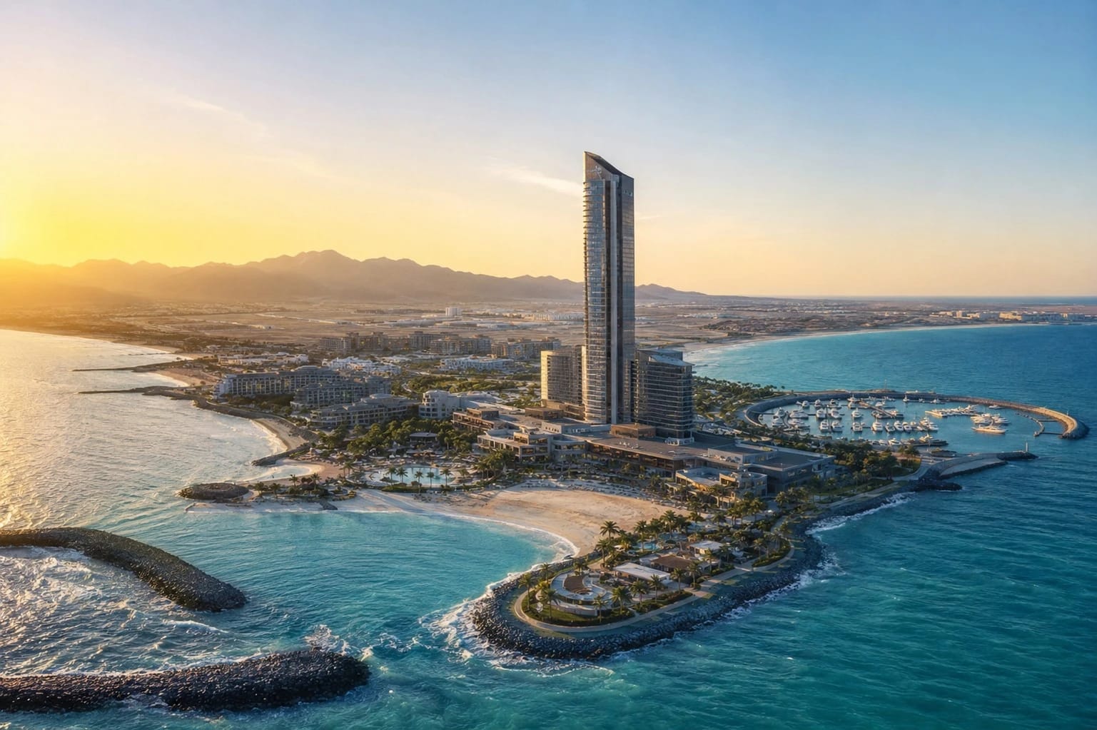 Car lift on the Dubai to Ras Al Khaimah route