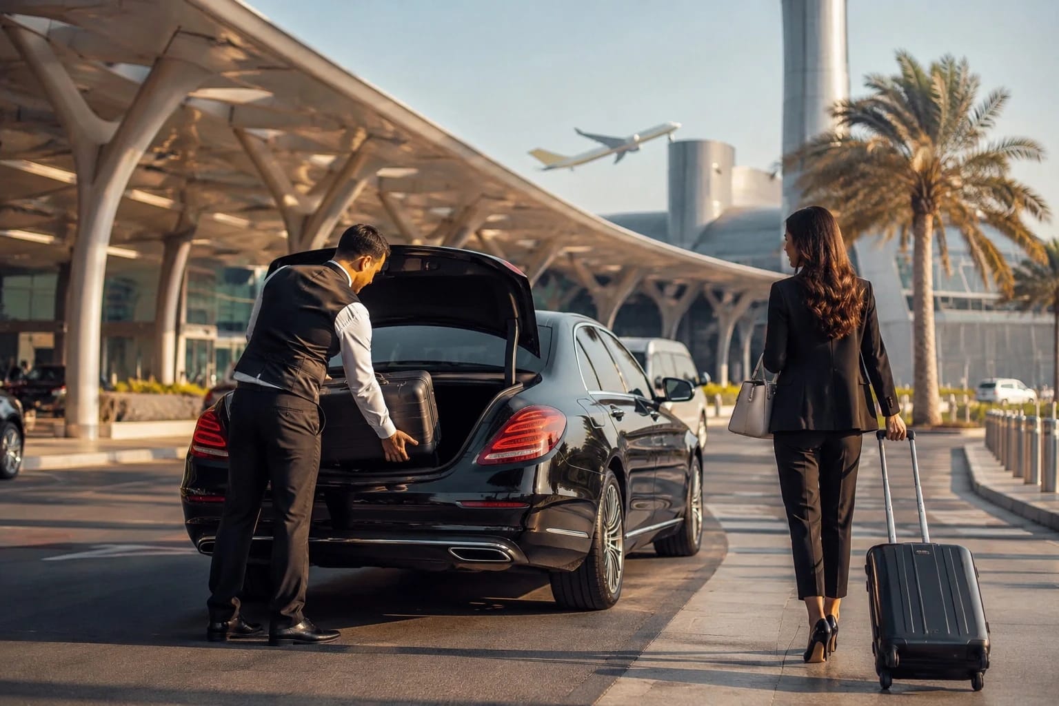 Airport transfer pickup in the UAE